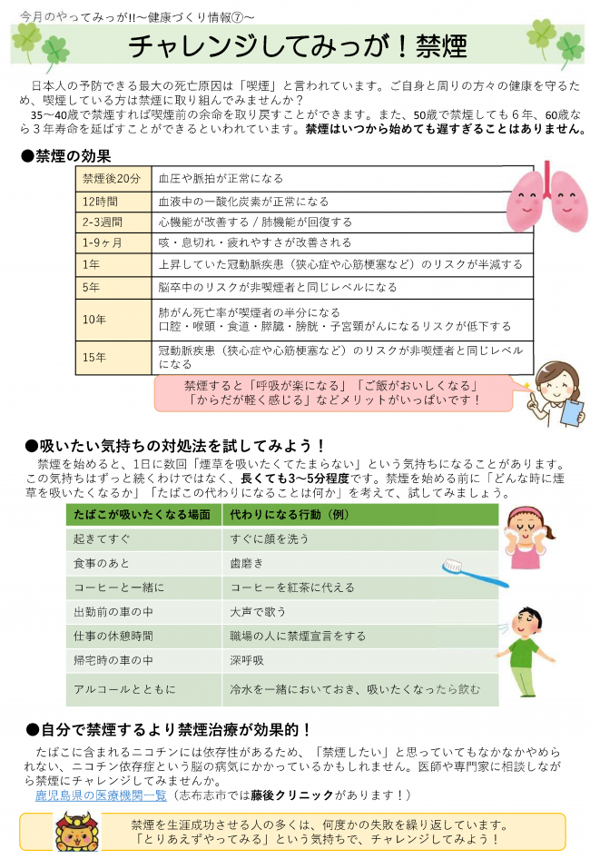 今月のやってみっが