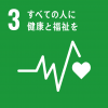 SDGsターゲット3すべての人に健康と福祉をアイコン