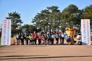 ジョガー駅伝競走大会スタート写真